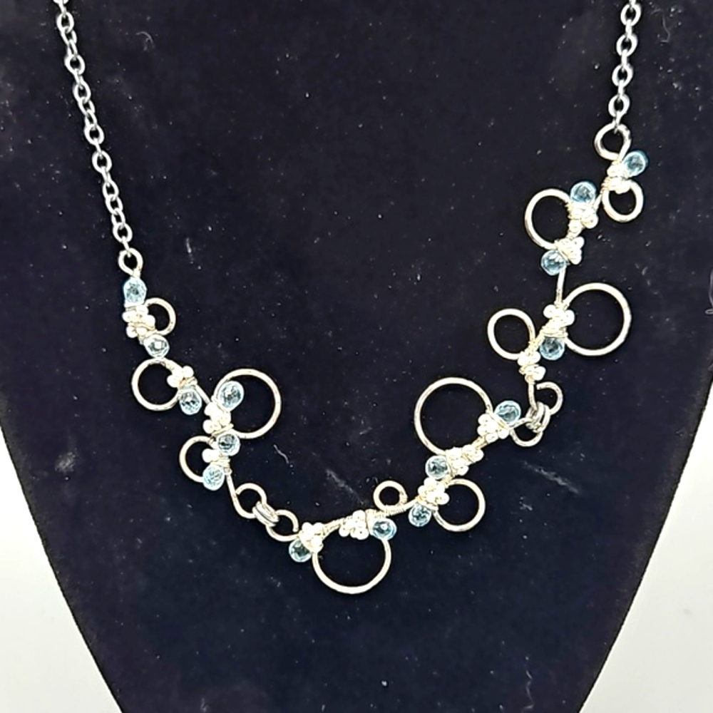 Handcrafted beaded necklace